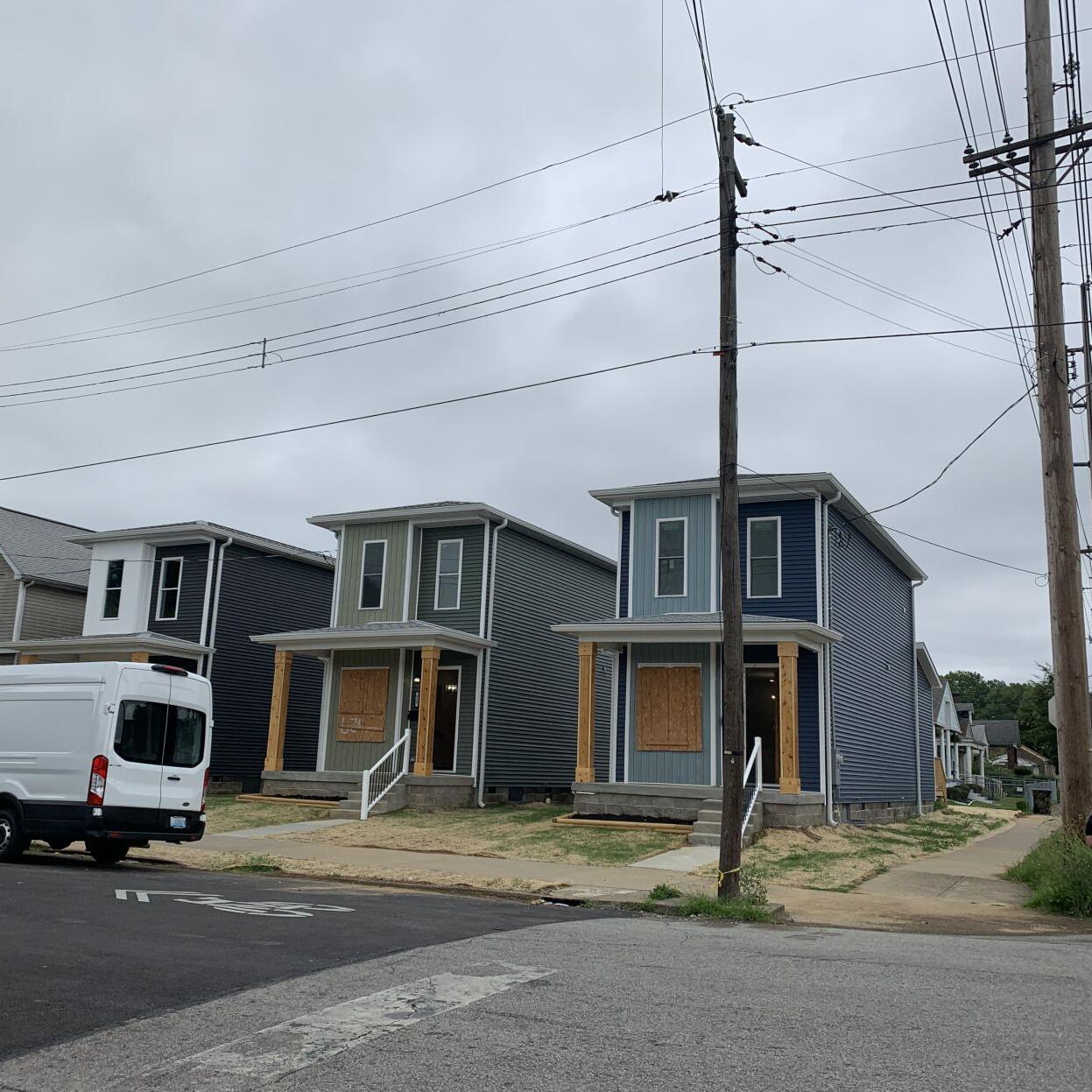 Affordable housing built by REBOUND, Inc. in Louisville's Russell neighborhood